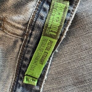 Diesel Black and Gray Slim Straight Jeans